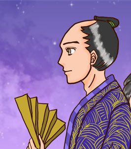 #いいにくいことをいう日 
#イラスト
性格がいい人ほど美形に描く 
石田三成(左)と豊臣於次丸秀勝(右) 