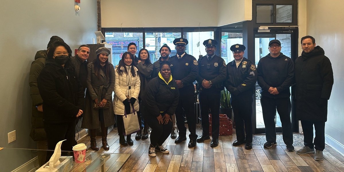 Today, the <a href="/PPD35Dist/">PPD 35TH District</a> met with North 5th Street Outreach and the Korean Chamber. They were going store to store meeting with local business owners up and down the 5th Street  corridor to discuss issues and concerns and ideas for a safer community.