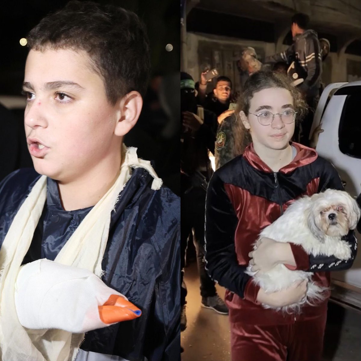 İsrail’in elinde esir olan / Hamas’ın evinde misafir olan.
#ZionistLobbyAttack