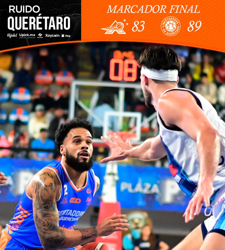 ¡DIVIDIMOS LA SERIE, LIBERFAAAANS! 🏀💥

El #RuidoQueretaro de nuestros Libertadores se hizo sentir. ¡Vamos por la delantera el jueves y cerrar el pase a la final en casa! 🔊🤩

#SomosLibertadores #JugamosParaGanar