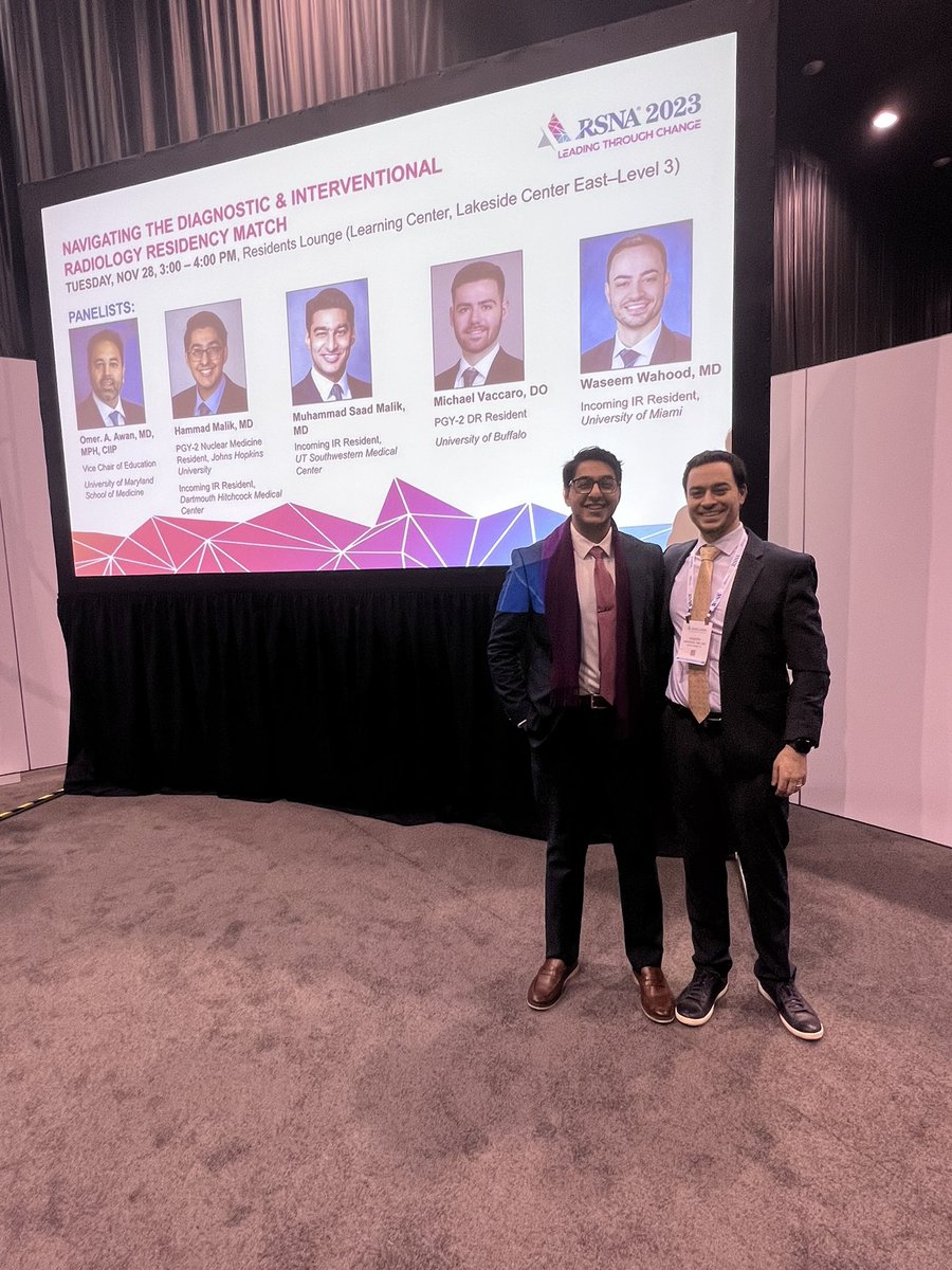 Hammad Malik, M.D. (@hammadm2021) on Twitter photo Extremely grateful to the <a href="/RSNA/">RSNA</a> & <a href="/RSNATrainees/">RSNATrainees</a> Medical Student Task Force for Helping to organise this session.
It was a pleasure to meet amazing candidates & present alongside my brother & all the amazing fellow panelists!
#Mentorship Extremely grateful to the <a href="/RSNA/">RSNA</a> & <a href="/RSNATrainees/">RSNATrainees</a> Medical Student Task Force for Helping to organise this session.
It was a pleasure to meet amazing candidates & present alongside my brother & all the amazing fellow panelists!
#Mentorship