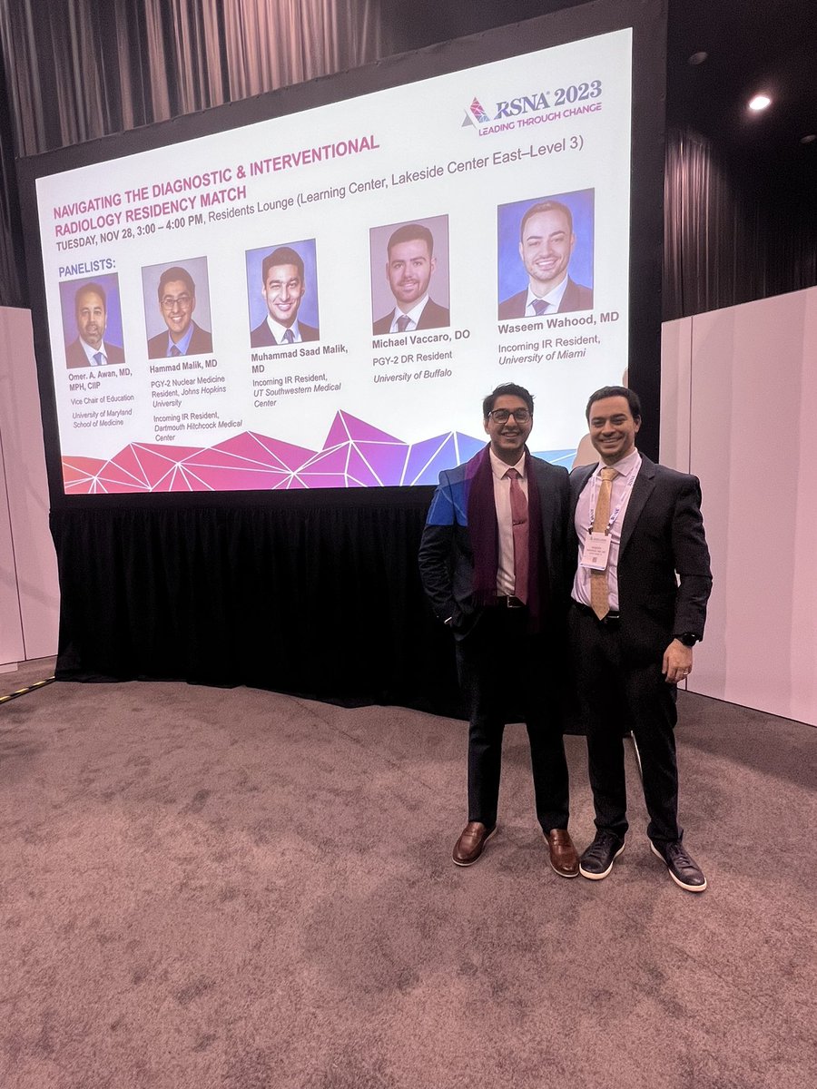 Extremely grateful to the @RSNA & @RSNATrainees Medical Student Task Force for Helping to organise this session. It was a pleasure to meet amazing candidates & present alongside my brother & all the amazing fellow panelists! #Mentorship