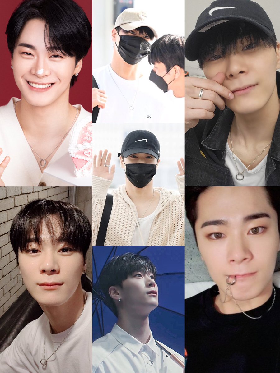aroharoxy's tweet photo. moonbin who holds the aroha ring in a necklace so it can be close to his heart so we’re always with him; rocky who holds one of moonbins rings in a necklace to keep him close to his heart and to always be with him wherever he goes 🥹💗 https://t.co/Z5HxH2HWPB