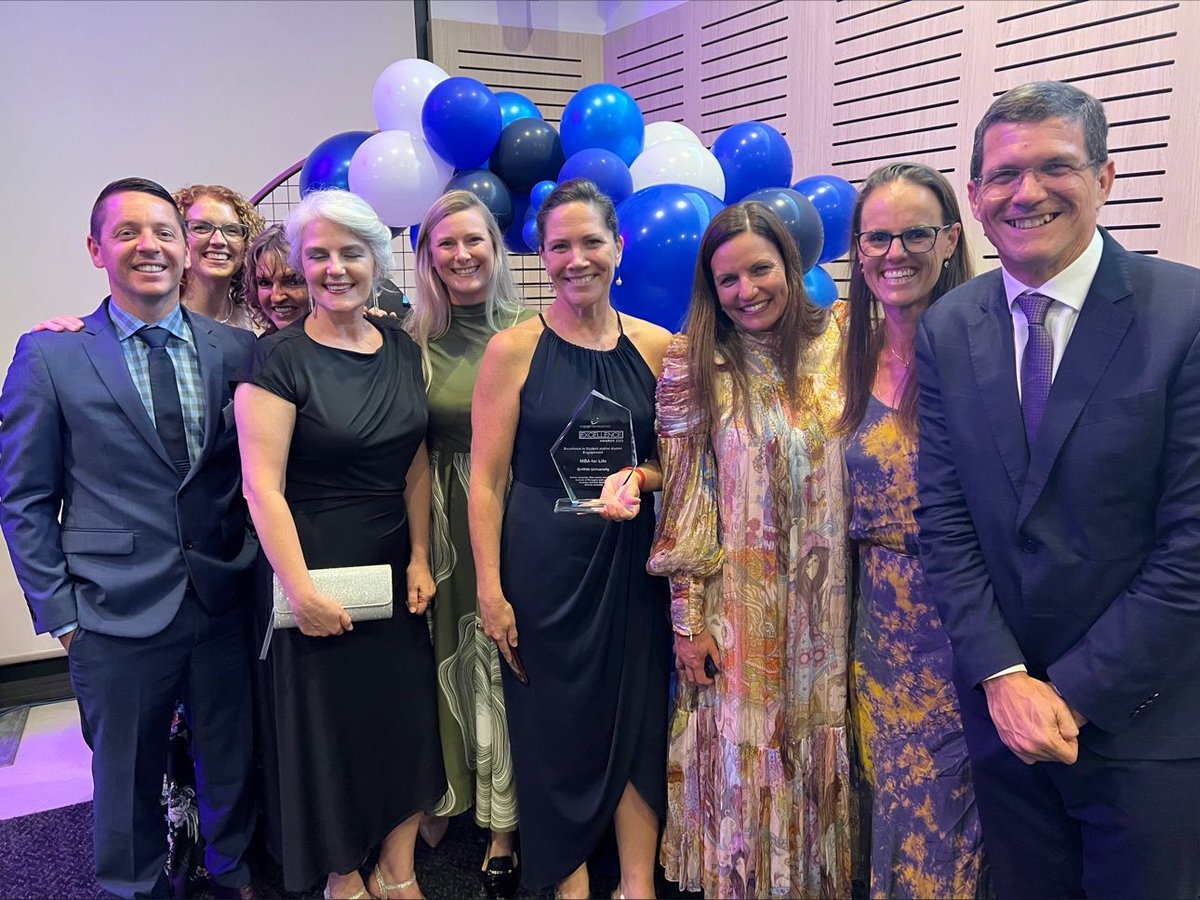 Our Griffith University MBA program recently won the 'Excellence in Student/Alumni Engagement' Award at the spectacular Engagement Australia Excellence night! A huge shoutout to our incredible MBA team, your commitment to excellence is truly inspiring.