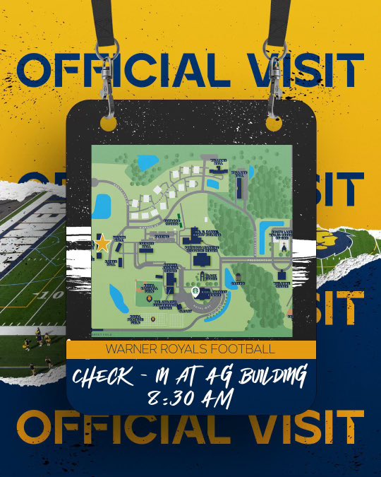 Thanks to <a href="/KstillsR/">Ken Stills</a> and <a href="/dburks88/">Dialleo Burks Sr.</a> for an official visit to <a href="/WarnerUFootball/">Warner Football</a> can’t wait to meet everyone and tour the school #AGTG