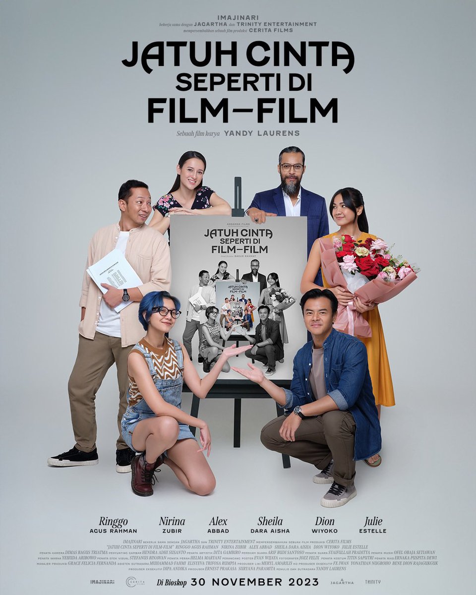 kristoimmanuel's tweet photo. Btw Jangan lupa nonton JATUH CINTA SEPERTI DI FILM-FILM mulai besok tanggal 30 November di bioskoppp!!!!
#jesedef #jcsdff https://t.co/0YSfpHdYLD