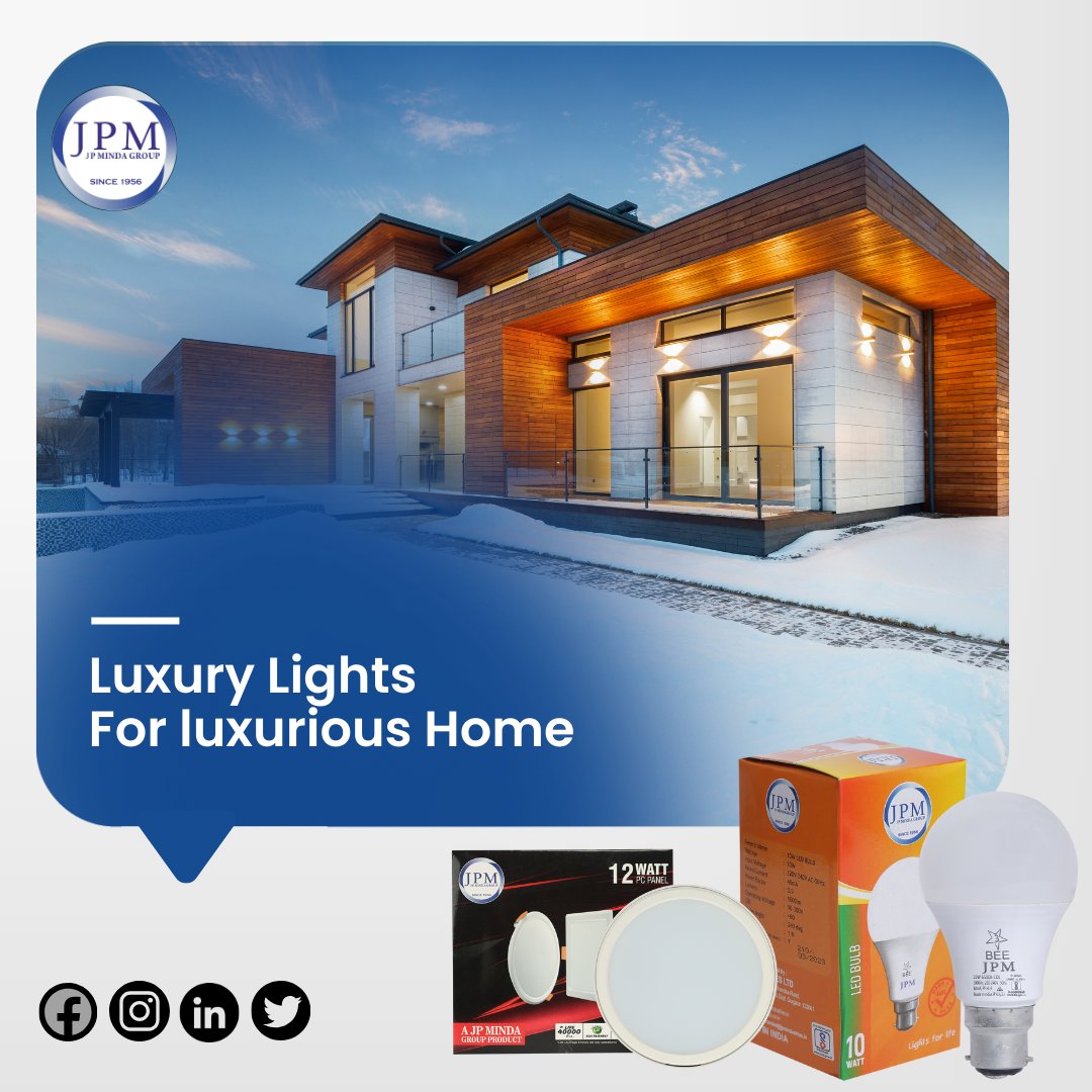 Elevate your space with the brilliance of luxury lights ✨✨ Illuminate your home in style and sophistication.
.
jpmgroup.co.in
.
.
#jpm #ledlights #smarthome #smartlighting #LED #light #madeinindia #bright #LEDLightMagic #LuxuryLiving #HomeDecor #LightingGoals