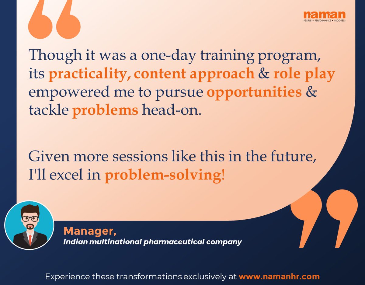 NamanHR's tweet photo. Moving from a desirable skillset to a vital need, the 2024 landscape mandates #problemsolving abilities at all organizational levels, making it a norm. Explore how we fortified this #skill for managers at a global #pharmaceuticalcompany for the #future: https://t.co/hmICr0jFrF https://t.co/dnPVWnVscm