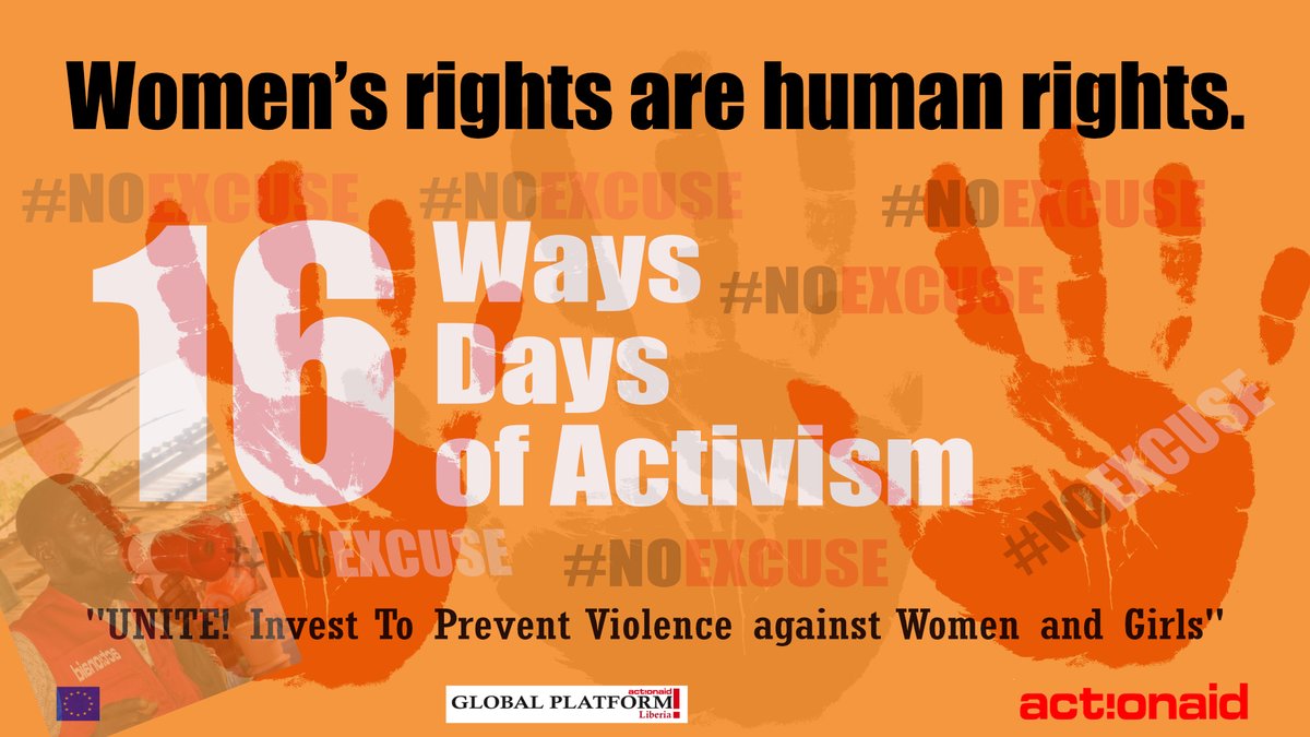 We invite Civil Society Organizations working with men & boys, governments, the private sector, Human rights defenders, Schools & academia, and anyone and everyone to stand up and say there is #NoExcuse for gender-based violence. #16DaysofActivism #NoExcuse #EndGBV #UNITE!