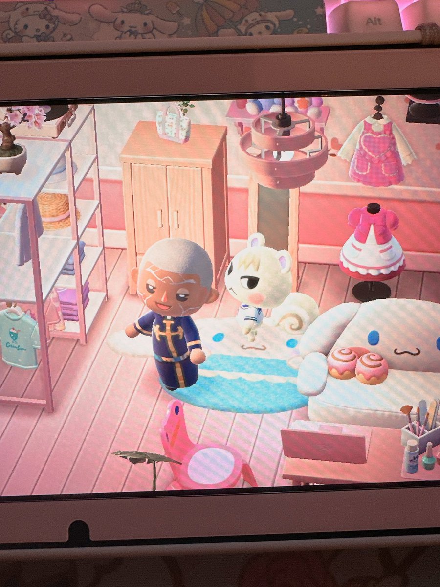 pucciwife's tweet photo. made a lil pucci in animal crossing... he's hanging out with marshal :3 https://t.co/iTs3cybST6