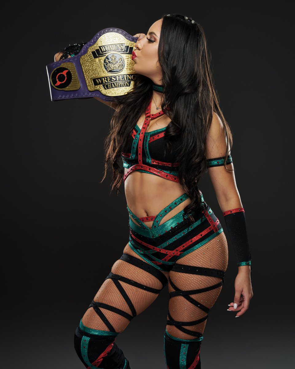 HPW’s new Women’s Champion @JazminAllure returns Saturday, Dec 23 at @FordPark 🎟️soon! 📸@GregTeG