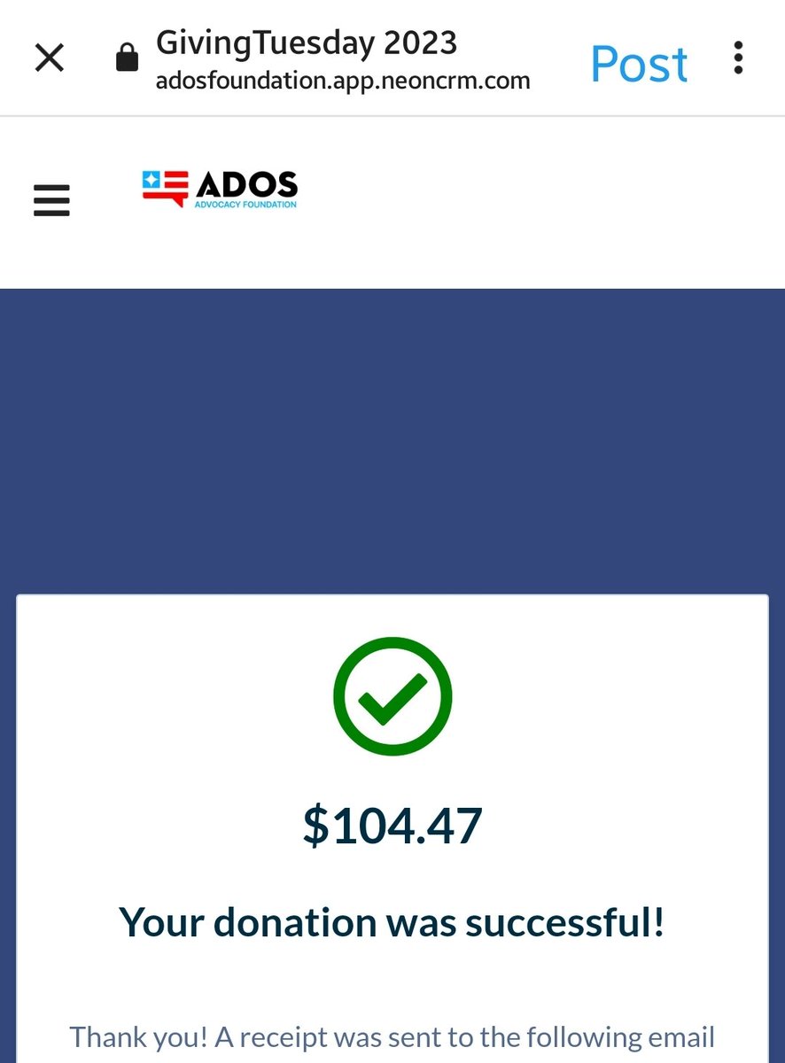 #GivingTuesday
#GivingTuesday2023
#ADOS
#ADOSAF
PLEASE GIVE TO THE #ADOSAF