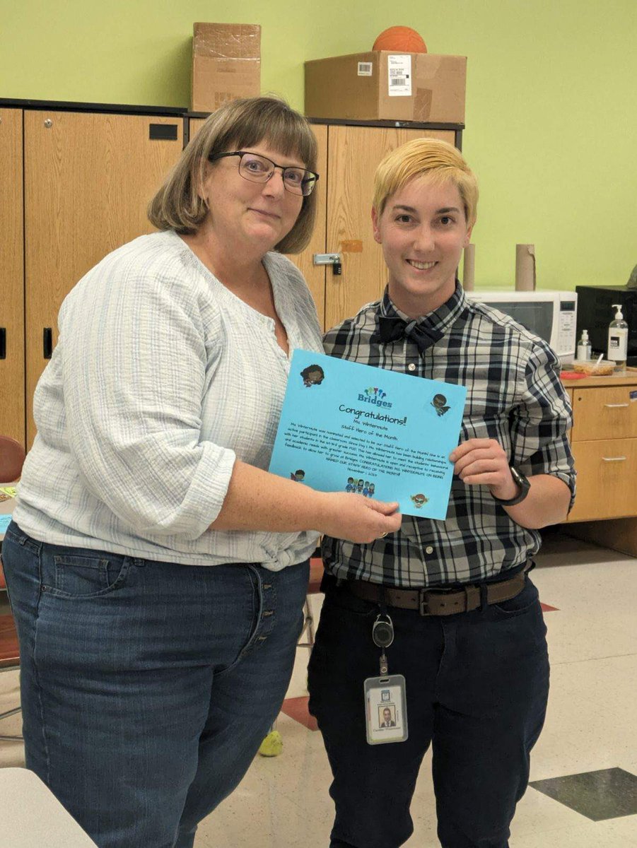 Bridges Program (@bridgesprogram) on Twitter photo <a href="/BridgesProgram/">Bridges Program</a> celebrated our November Staff, Student and Parent Heroes of the Month! Congratulations! 🤩It’s difficult to capture the essence of joy when delivering this positive news in our community 🥹 YOU Matter! <a href="/NorthwestWCPSS/">WCPSS Northwestern</a> <a href="/WCPSS_SES/">WCPSS Special Education Services</a> <a href="/WCPSSTSP/">Teacher Support</a> <a href="/BridgesProgram/">Bridges Program</a> celebrated our November Staff, Student and Parent Heroes of the Month! Congratulations! 🤩It’s difficult to capture the essence of joy when delivering this positive news in our community 🥹 YOU Matter! <a href="/NorthwestWCPSS/">WCPSS Northwestern</a> <a href="/WCPSS_SES/">WCPSS Special Education Services</a> <a href="/WCPSSTSP/">Teacher Support</a>