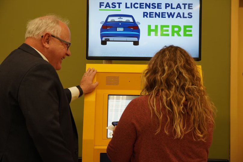 We all know that renewing our tabs is one of those tasks we’d like to put off until the last minute.
 
We’re making this process easier and faster than ever with new DVS Now kiosks where you can renew your tabs in a matter of minutes during a trip to the grocery store.