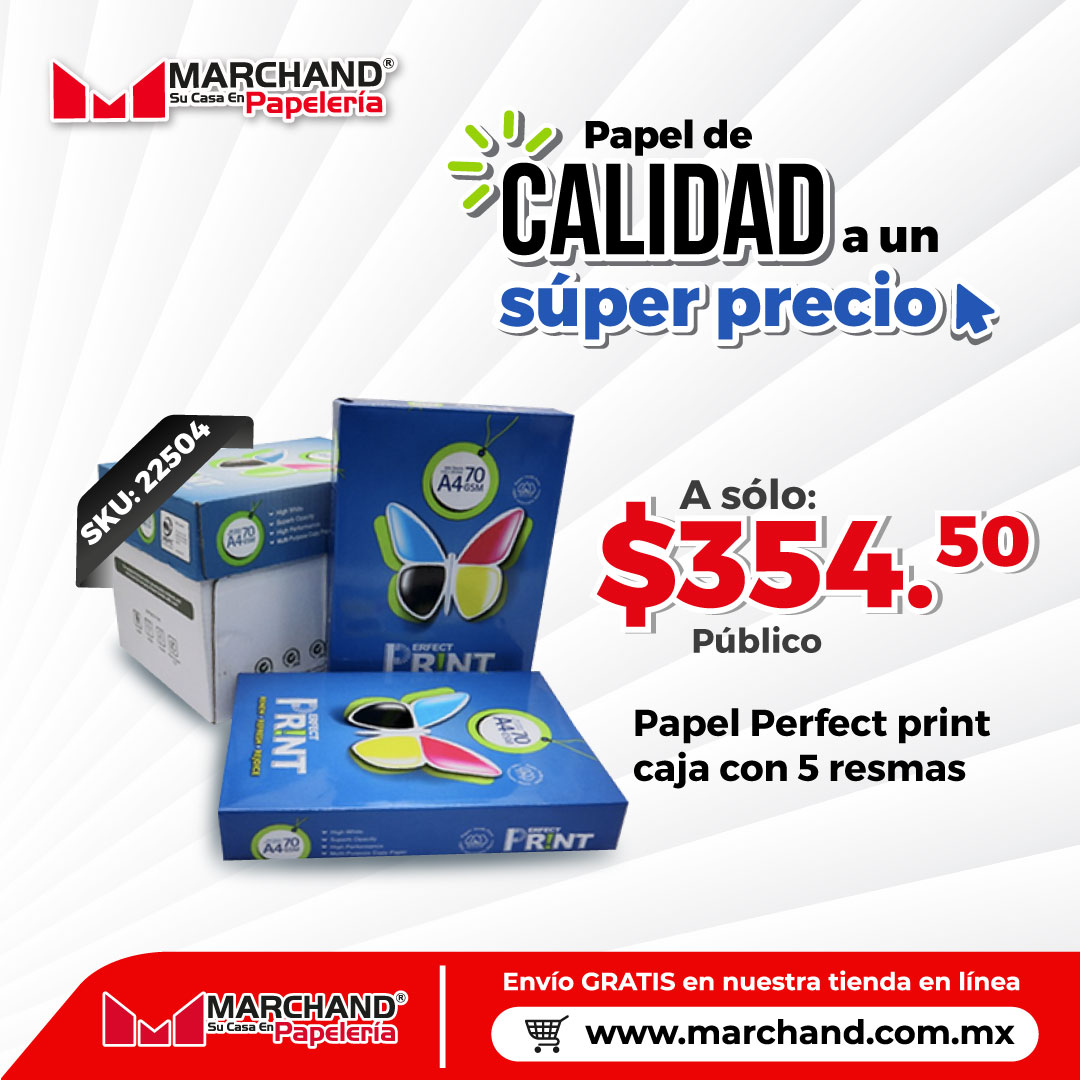 marchandoficina's tweet image. Amigo papelero: ¡Aprovecha las ofertas en papel #PerfectPrint! 🔥🔥🔥 Visita nuestra tienda en línea 🛒 marchand.com.mx/product/22504/… 👏

Cotizaciones y pedidos 👉🏼📱WhatsApp: 55 4843 2842 / bit.ly/MCHWHATSAPP
