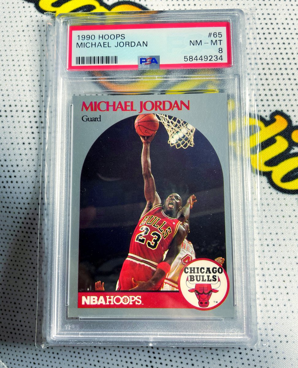 MICHAEL JORDAN 🏀 HOOPS NM MT PSA gift from my brother! 🏀 #givingthanks

#psa #psa10 #psagraded #gemmint⁠
#basketballcards #basketballcardsforsale #basketball⁠
#footballcards #soccercards #soccer #football #nfl