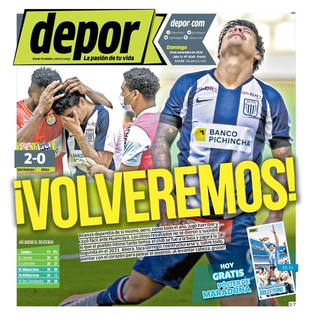 JuniorPrincipe6's tweet photo. #YoTeViDescender 
28/11/2020
 Todo empezó cuando el Depor y el Libero se mandaron con sus cuentos cortos llamados "Equipazo","Denle la copa de una vez". Y le hicieron creer que llegaría lejos ese equipo llamado #AlianzaLima  que nació en la mediocridad. 
El resto es historia. https://t.co/o0CXdtmyiM