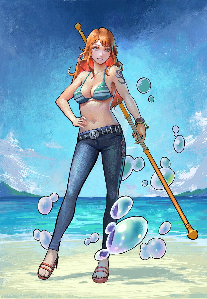 Nami painting and sketches #ONEPIECE