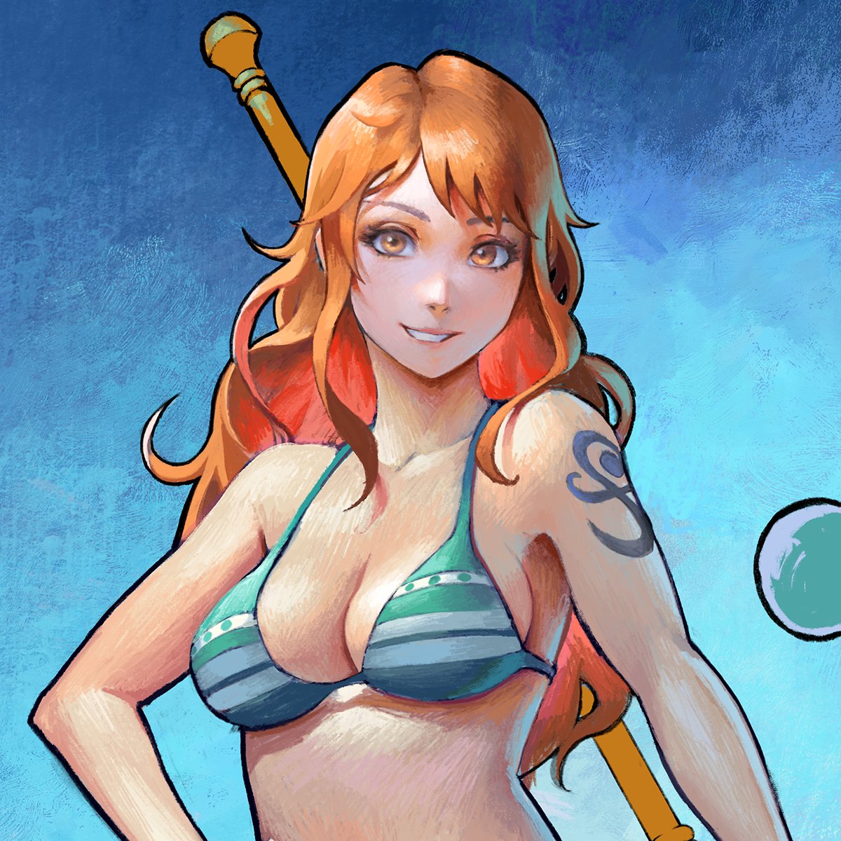 Nami painting and sketches #ONEPIECE