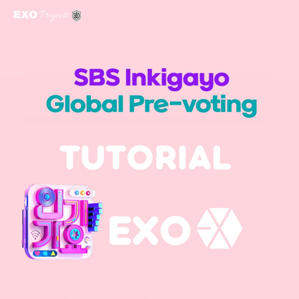 ExoProjectt's tweet photo. TUTORIAL IDOLPLUS+ #EXO 

IDOL PLUS + é um aplicativo/site de pré-votação Global do programa musical INKIGAYO!  

Fãs de todo o mundo podem votar em seu artista valendo WIN!

@weareoneEXO https://t.co/sve9wRWCYr
