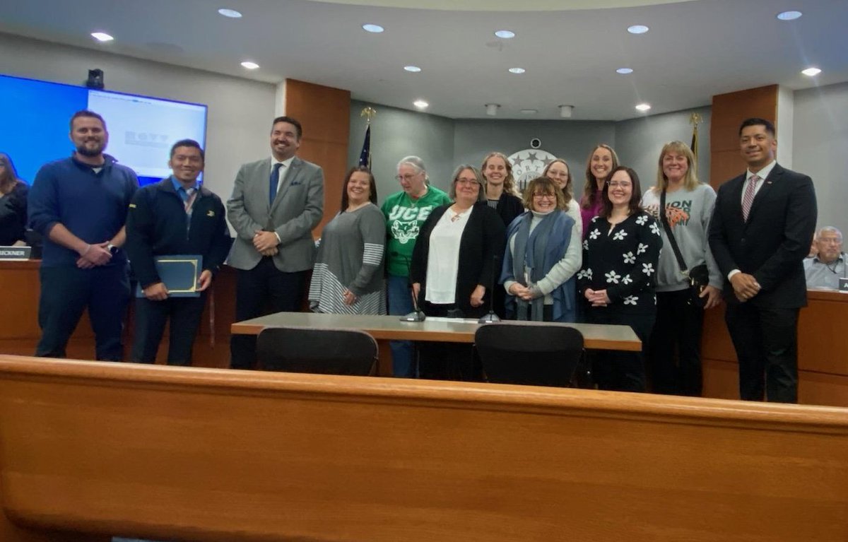 CHRIS GABRIEL (@chrisgabriel02) on Twitter photo Thank you to the Porter County Council for recognizing UCE for our 2023 National Blue Ribbon Award!
<a href="/ValpoLife/">Valpo.Life</a> <a href="/portercounty/">portercounty</a> <a href="/unioncenterelem/">Union Center</a> <a href="/UnionTwpSchools/">Union Twp Schools</a> <a href="/JSimatovichElem/">JSE</a> <a href="/WheelerHighOff/">Wheeler High School</a> <a href="/EducateIN/">Indiana Department of Education (IDOE)</a> <a href="/INPrincipals/">IASP</a> <a href="/usedgov/">U.S. Department of Education</a> <a href="/SecCardona/">Secretary Miguel Cardona</a> <a href="/NatlBlueRibbon/">National Blue Ribbon</a> Thank you to the Porter County Council for recognizing UCE for our 2023 National Blue Ribbon Award!
<a href="/ValpoLife/">Valpo.Life</a> <a href="/portercounty/">portercounty</a> <a href="/unioncenterelem/">Union Center</a> <a href="/UnionTwpSchools/">Union Twp Schools</a> <a href="/JSimatovichElem/">JSE</a> <a href="/WheelerHighOff/">Wheeler High School</a> <a href="/EducateIN/">Indiana Department of Education (IDOE)</a> <a href="/INPrincipals/">IASP</a> <a href="/usedgov/">U.S. Department of Education</a> <a href="/SecCardona/">Secretary Miguel Cardona</a> <a href="/NatlBlueRibbon/">National Blue Ribbon</a>