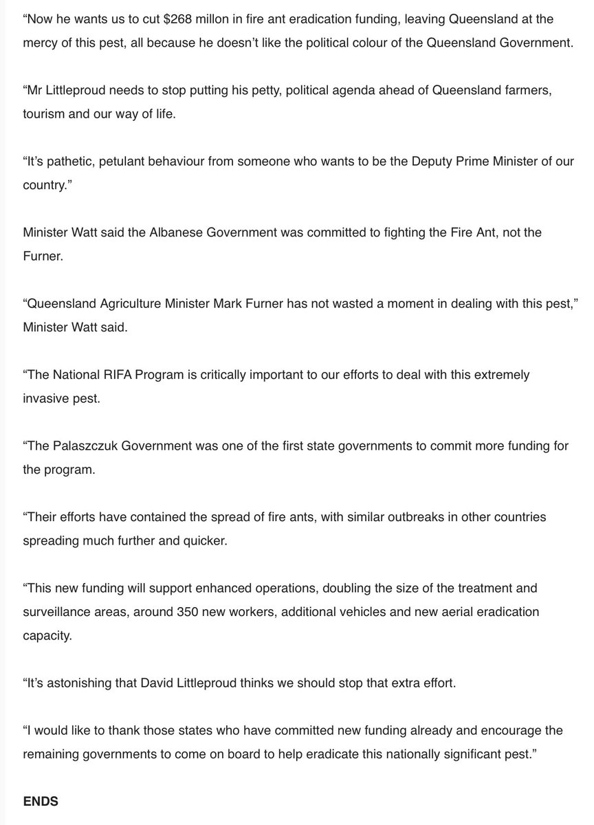 Senator Murray Watt tweet media