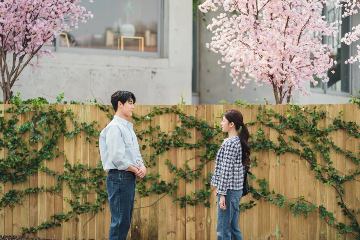 blueskypallette's tweet photo. From a bare minimum scene together in sweet home to an actual spring like romance... that's insane reunion https://t.co/C37WIZERHr
