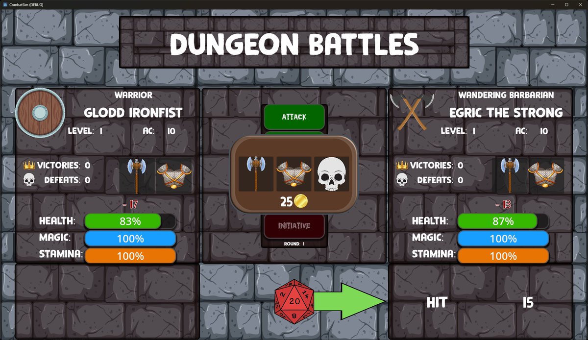 ProfitzTV's tweet image. When you know Godot UI so well (watched a video covering all UI aspects and doing them right for scaling) you put it in and it's working with the 'b' for bag keybind. YAY! Graphics are all placeholders. #Godot4 #GDScript #TheBaldDev #GameDev