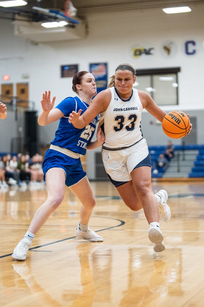 WBB: Career days by Carcioppolo and Ryncarz keep the Blue Streaks undefeated at home with a win over Fredonia 🏀

📰 jcusports.com/news/2023/11/2…
#StreakUp ⚡️ <a href="/JCU_WBB/">John Carroll Women's Basketball</a>