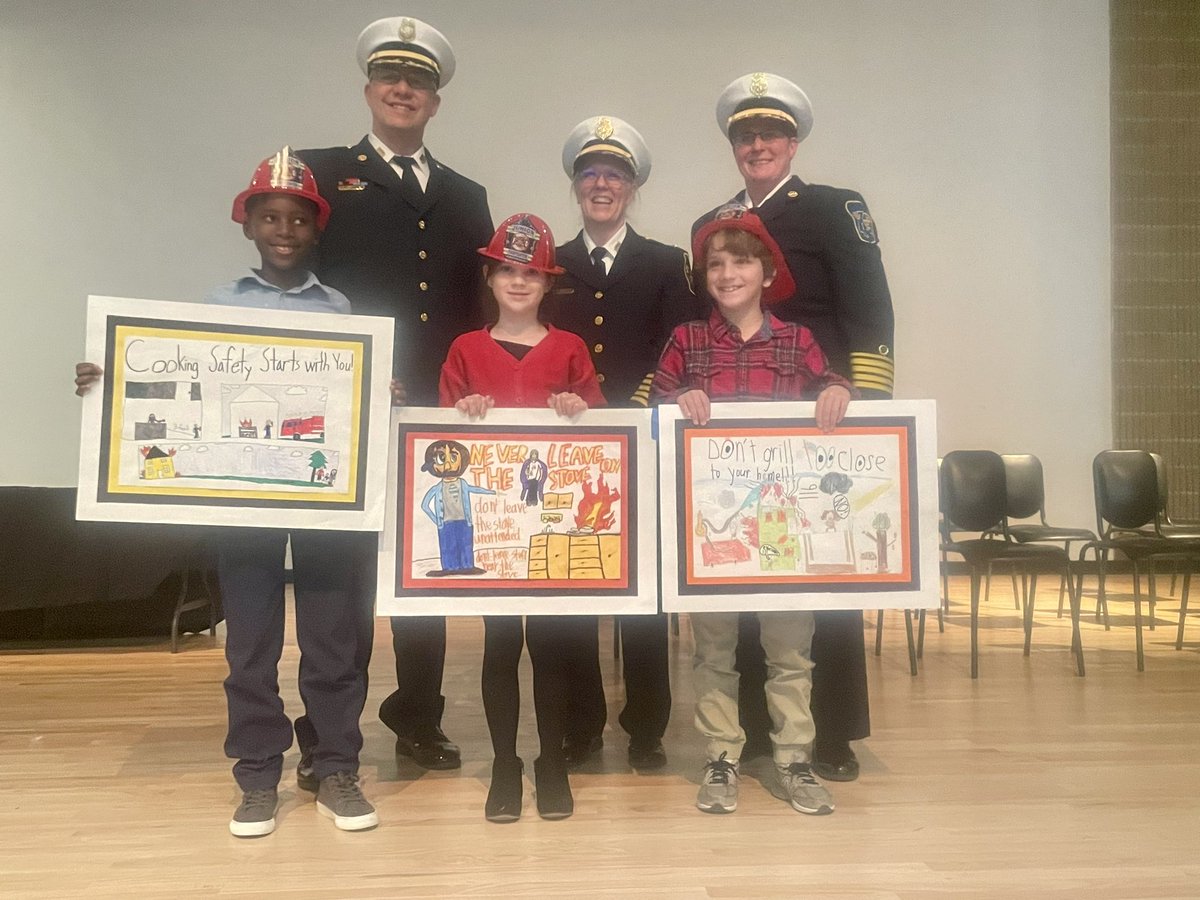 Super proud of these Pandas! They were honored for their fire safety posters tonight! <a href="/PineGrove_BCPS/">Pine Grove Elementary</a>