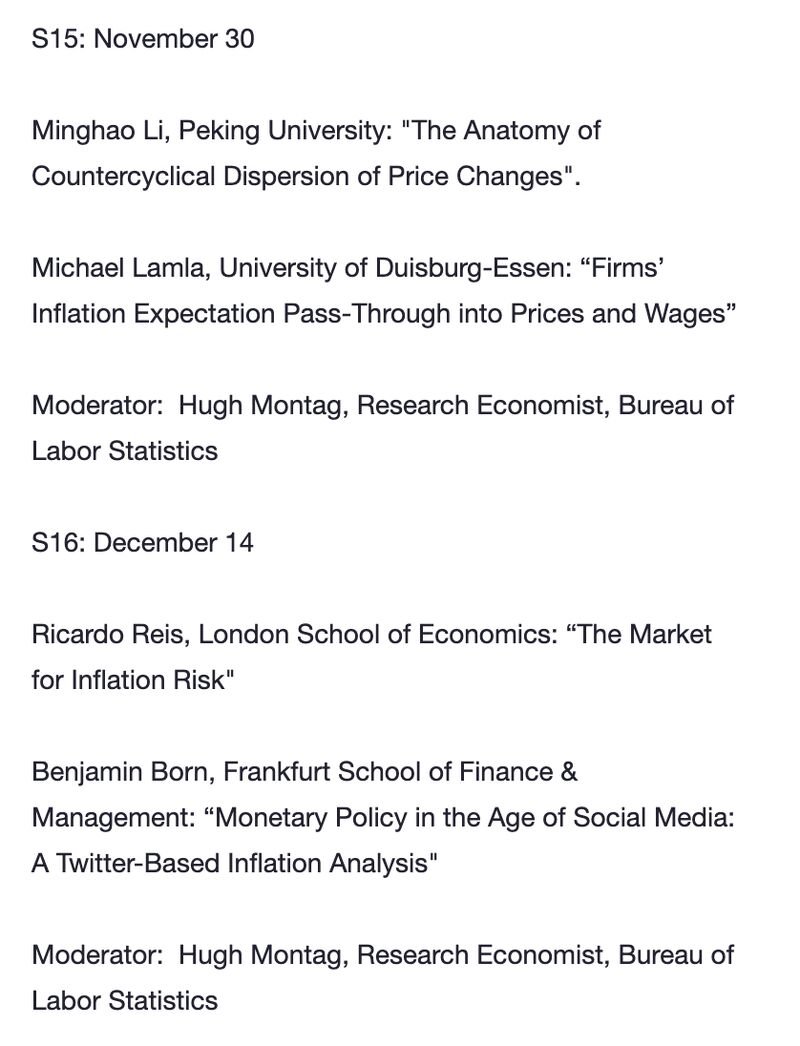 Raphael Schoenle (@raphaelschoenle) on Twitter photo Two exciting sessions remain for the <a href="/CebraOrg/">Central Bank Research Association</a> inflation webinar series this year. Next, this Thursday at 11am ET! Register here: lnkd.in/e3N4W_av Two exciting sessions remain for the <a href="/CebraOrg/">Central Bank Research Association</a> inflation webinar series this year. Next, this Thursday at 11am ET! Register here: lnkd.in/e3N4W_av
