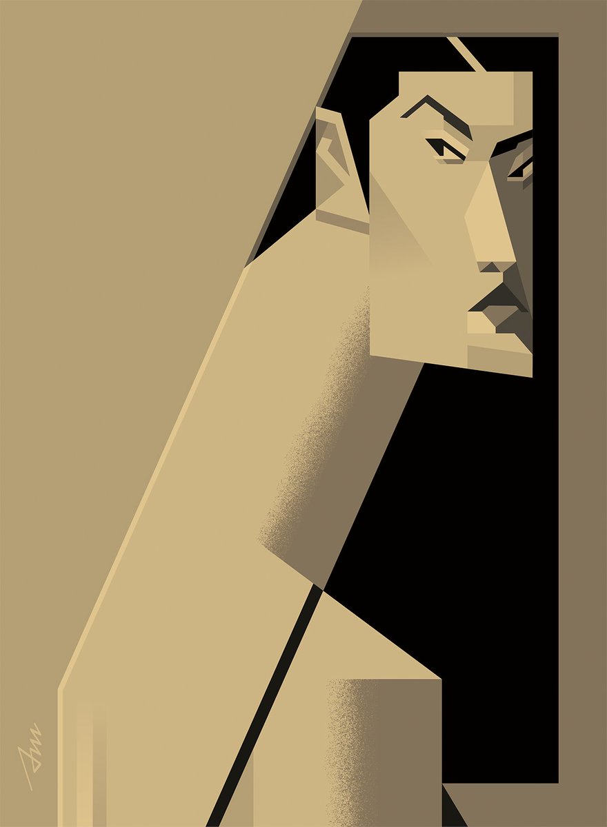 「時には怒りに任せて描いてみる。 #illustration #portrait 」|高橋 潤 Jun Takahashiのイラスト