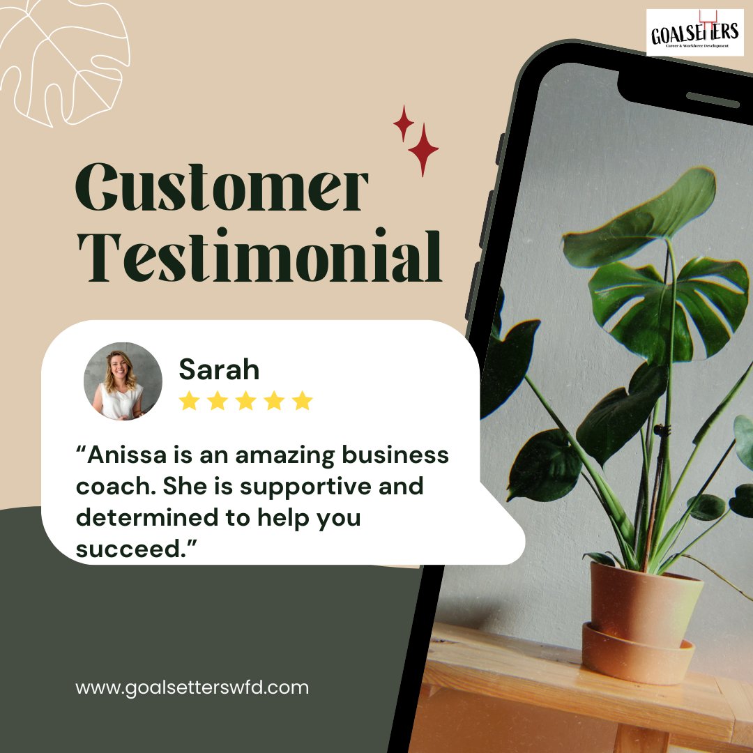 AnissaB63824658's tweet photo. This Tuesday we're sharing another wonderful Testimonial from a client. Thank you Sarah for taking the time to leave a review. We love to see your success!
https://t.co/t8eUHj6uPU
#careercoach #businesscoach #hradvisor #resumeservices #goalsetterscwfd #testimonialtuesday https://t.co/6G6HhlzJyN