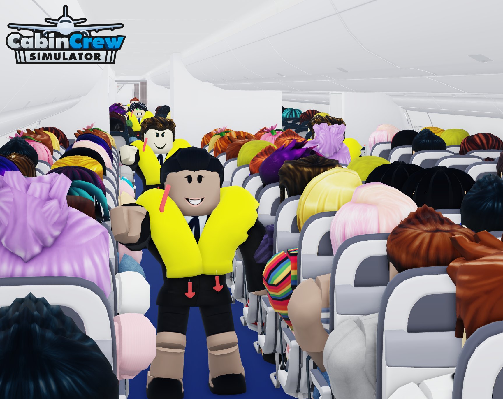 ROBLOX, 💥Custom Tail Logo?!💥 Cabin crew simulator✈🛫