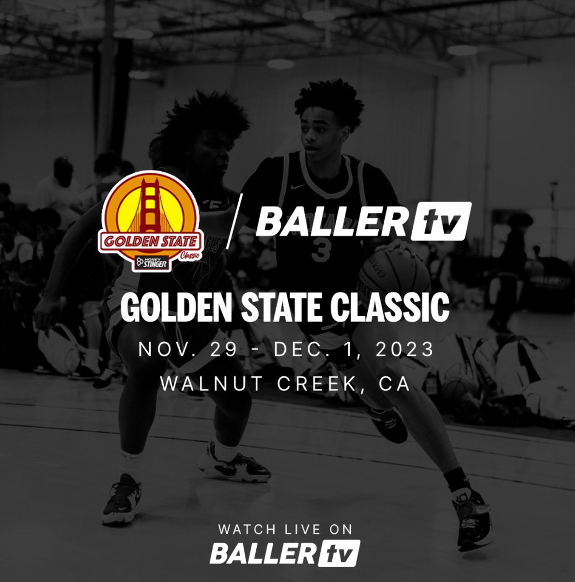 GoldenStatePrepBball (@gsp_bball) on Twitter photo The #GoldenStateClassic powered by <a href="/HoneyStinger/">Honey Stinger</a> kicks off tomorrow at the <a href="/ULTFieldhouse/">Ultimate Fieldhouse</a> !! All games will be live streamed via <a href="/BallerTV/">BallerTV</a> The #GoldenStateClassic powered by <a href="/HoneyStinger/">Honey Stinger</a> kicks off tomorrow at the <a href="/ULTFieldhouse/">Ultimate Fieldhouse</a> !! All games will be live streamed via <a href="/BallerTV/">BallerTV</a>