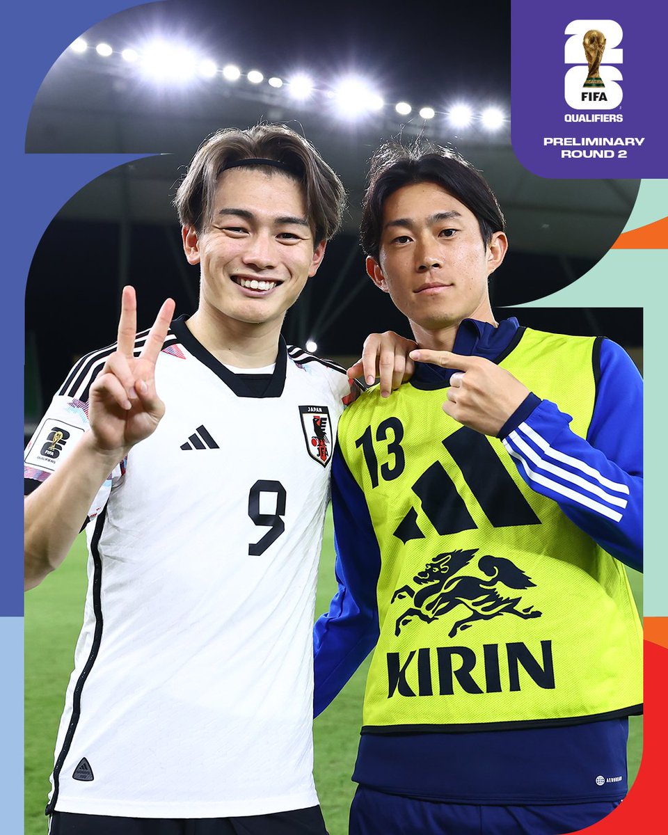 上田綺世🇯🇵 #毎熊晟矢🇯🇵 #SAMURAIBLUE #AsianQualifiers R2 MD2