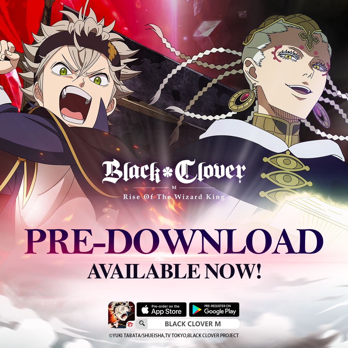 Black Clover M: Rise of the Wizard King> now live!