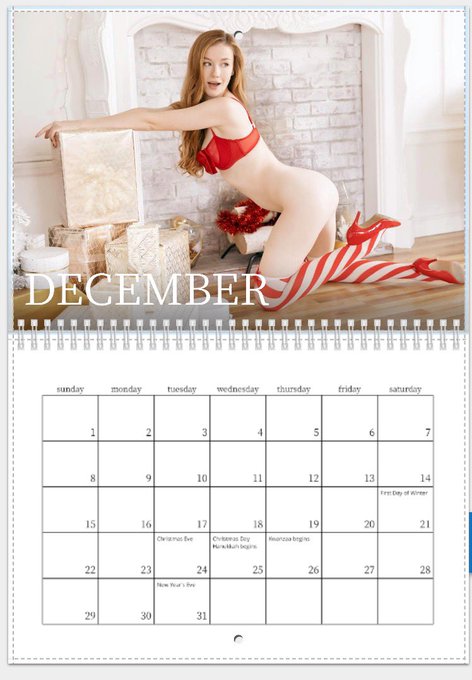 A limited number of lingerie/semi-nude 2024 Bloom wall calendars is up for grabs. Ships end of December