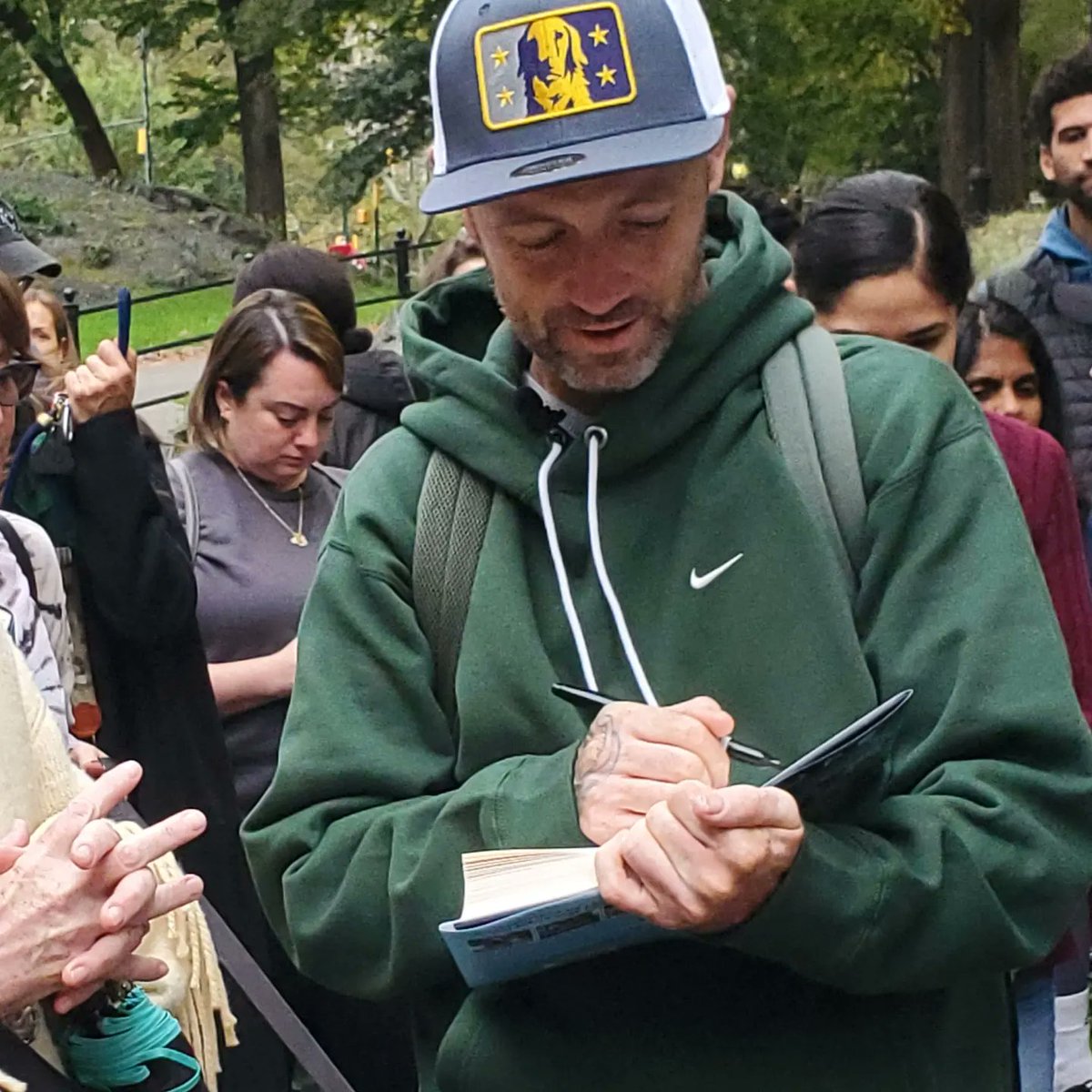 Rookie (@batdogrookie) on Twitter photo I just finished the book "HOPE" by my hero <a href="/NiallHarbison/">Niall Harbison</a>. What an inspirational story. I'm so happy that he was wearing my hat, while he signed my copy of the book. #GreatReading I just finished the book "HOPE" by my hero <a href="/NiallHarbison/">Niall Harbison</a>. What an inspirational story. I'm so happy that he was wearing my hat, while he signed my copy of the book. #GreatReading