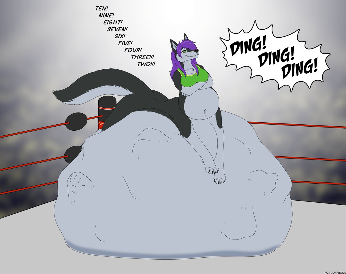 fondoffrogs's tweet photo. Commission for @memewuff!~ 🥊🥊 https://t.co/4ftBtQh3xJ