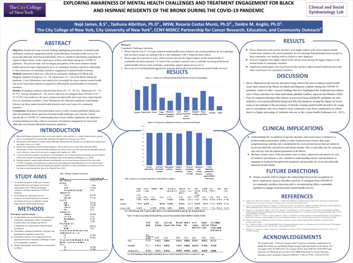 najeijames's tweet photo. Excited to have had the opportunity to present the preliminary findings for my 2nd year Research and Scholarship Project at our 9th Annual Research and Scholarship Day. Huge shoutout to all of the presenters, but especially to my fellow cohort mates for our amazing posters #CO22 https://t.co/awFAjEAc2L