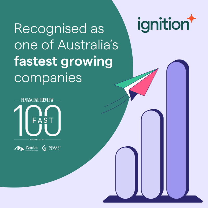 ignitionapp's tweet photo. Honored to be among Australia's fastest-growing companies in @FinancialReview Fast 100 2023! 

Grateful for our 7,000+ customers' trust and collaboration, propelling us toward new standards of excellence. Cheers to transforming business together!  #AFRFast100 #TaxTwitter