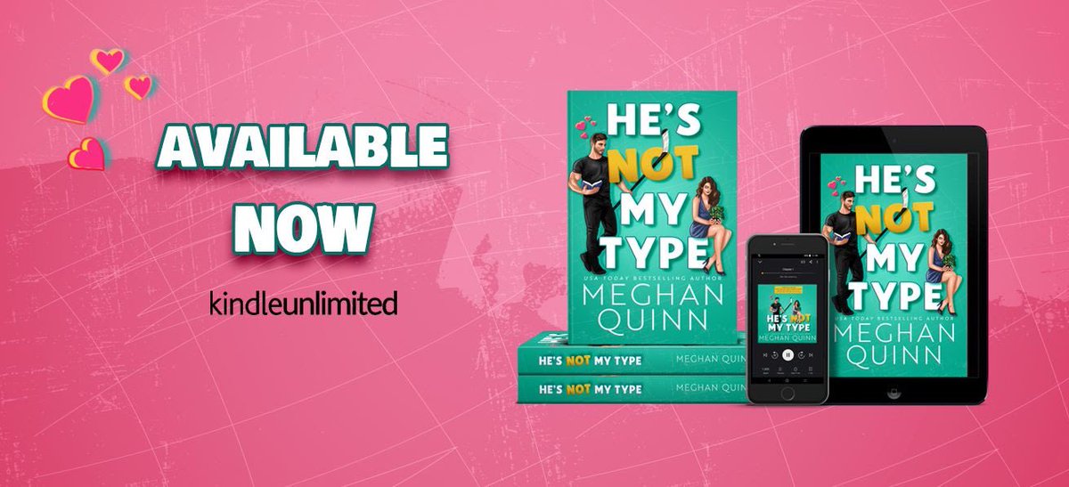 BrandiKaeDesigns (@massmusings) on Twitter photo Exciting news! <a href="/AuthorMegQuinn/">Meghan Quinn</a>'s He’s Not My Type is here, serving up friends-to-lovers, fake dating, and roommates-to-lovers goodness!
Dive into this hilarious and heartwarming sports romance—get your copy now!
mybook.to/HesNotMyType Exciting news! <a href="/AuthorMegQuinn/">Meghan Quinn</a>'s He’s Not My Type is here, serving up friends-to-lovers, fake dating, and roommates-to-lovers goodness!
Dive into this hilarious and heartwarming sports romance—get your copy now!
mybook.to/HesNotMyType