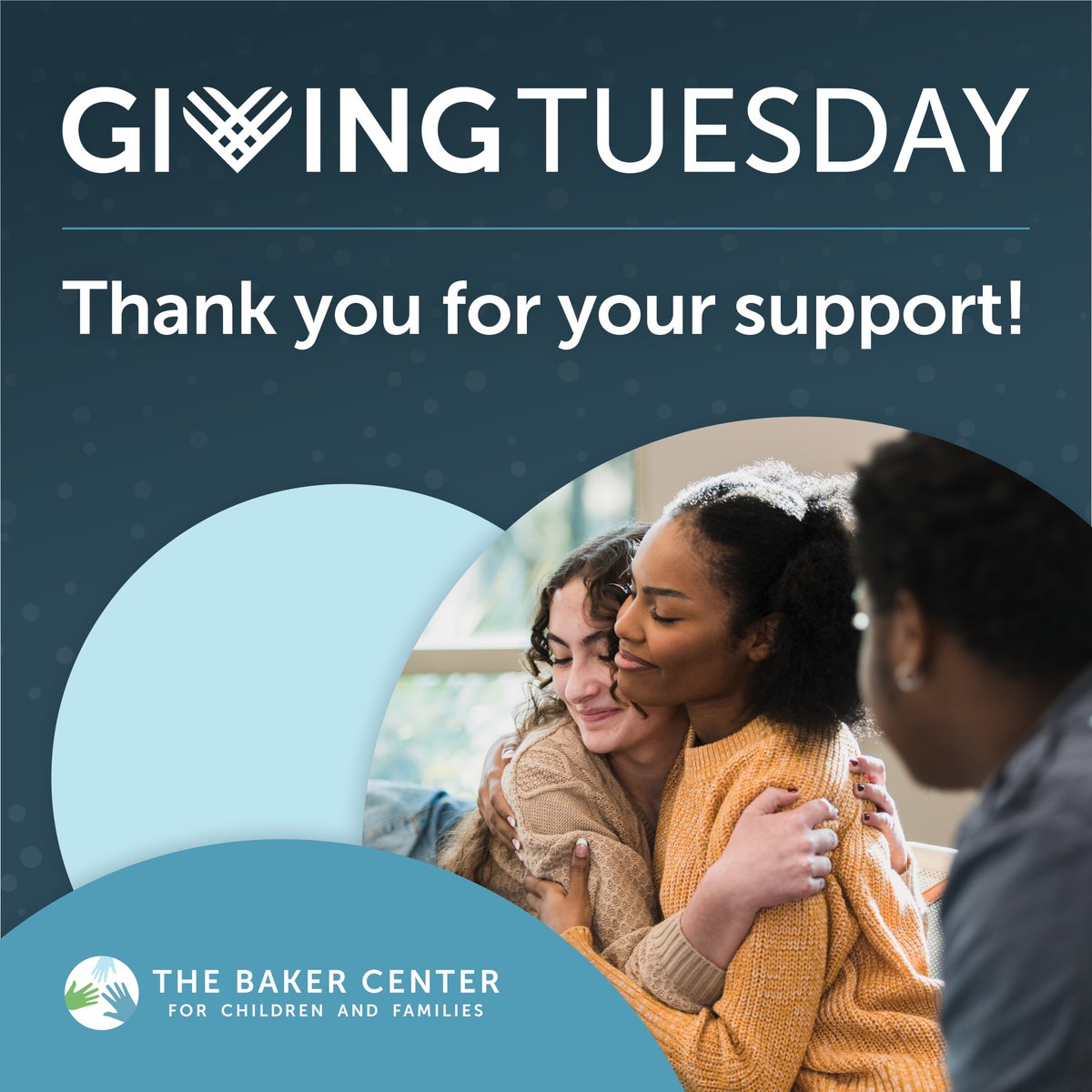 Thank you to everyone who was generous today on #GivingTuesday in support of life-changing mental health services for children and families! With your gifts combined, we've raised $12k! There's still time to give: bakercntr.org/givingtuesday