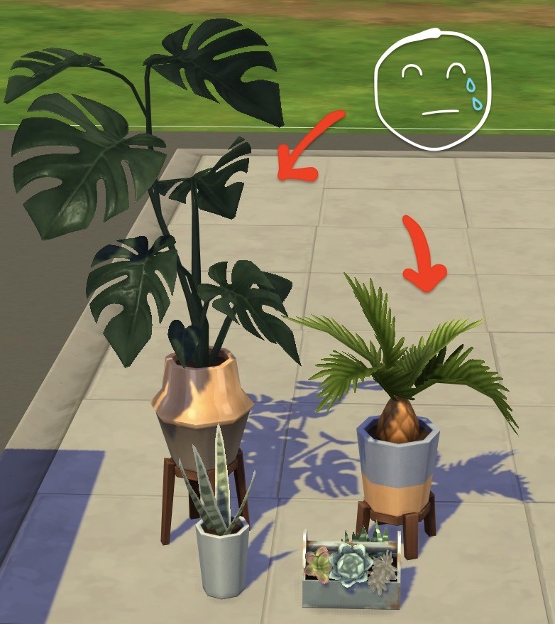 PugownedS's tweet image. All I want for Christmas is the plants we got in growing together to be separated pretty please 

#TheSims4