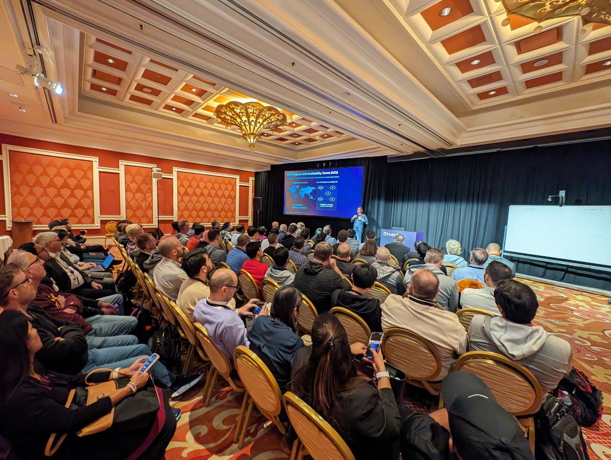 Gunnar Grosch (@gunnargrosch) on Twitter photo Just finished the repeat of our chalk talk where <a href="/setheliot/">Seth Eliot ☕</a> and I went hands on with multi-Region architectures! This session was a lot of fun to deliver. The interactivity of chalk talks is an amazing format!
#aws #awsreinvent Just finished the repeat of our chalk talk where <a href="/setheliot/">Seth Eliot ☕</a> and I went hands on with multi-Region architectures! This session was a lot of fun to deliver. The interactivity of chalk talks is an amazing format!
#aws #awsreinvent