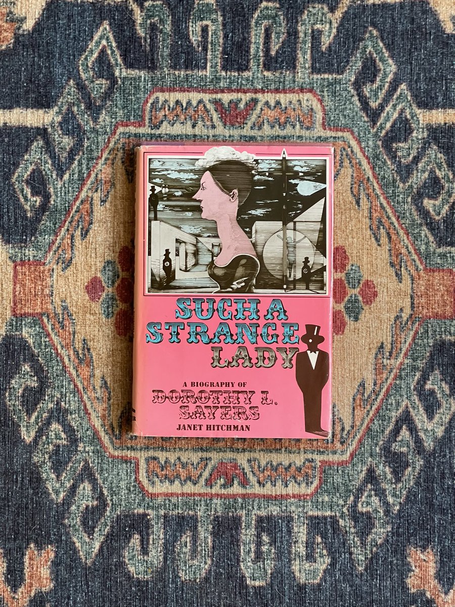 wombhousebooks's tweet photo. Such a Strange Lady: A Biography of Dorothy L. Sayers by Janet Hitchman. First Edition, first printing, 1975. #dorothylsayers https://t.co/UL4SCxN9NA https://t.co/6ifijdjOuN