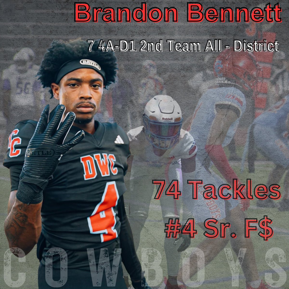 Carter Cowboy Recruiting (@carterfbrecruit) on Twitter photo District 74-A
2nd Team Selection
hudl.com/v/2Lc8uf
<a href="/BrandonB2024/">Brandon”ballhawk” bennett</a>
All State Guy, doing All State things‼️
Blanket the Field and will come down hill to punish anyone‼️ District 74-A
2nd Team Selection
hudl.com/v/2Lc8uf
<a href="/BrandonB2024/">Brandon”ballhawk” bennett</a>
All State Guy, doing All State things‼️
Blanket the Field and will come down hill to punish anyone‼️