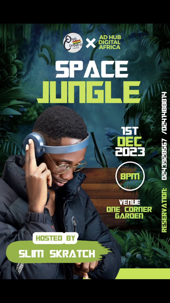 Slim_Skratch's tweet photo. 🚀 #SpaceJungle23 💣
📆1st of Dec
📍One Corner Garden
⏱ 8pm
Y’all Ready 🔥🔥🔥 https://t.co/hNH3BFvSeP
