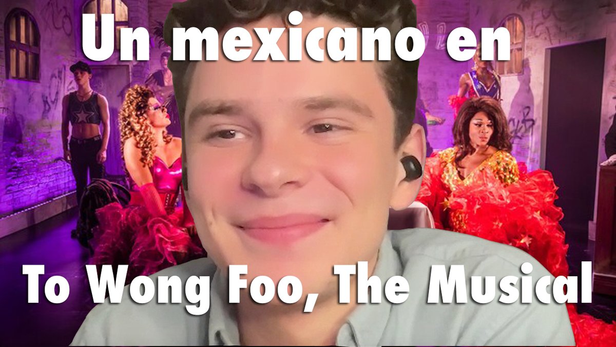 ElAquelarre_'s tweet image. Platicamos con @pablogmezjoness, el mexicano que está interpretando a Chichi en el musical de #ToWongFoo en Manchester, Inglaterra.
---&amp;gt; youtu.be/3MW1b5nuQpI